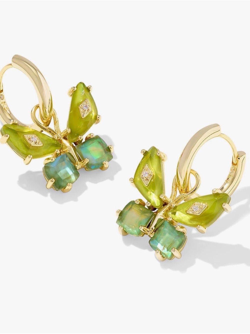 Kendra Scott Bianca Butterfly Huggie Earrings